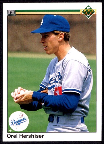 1990 upper deck orel hershiser - upper,