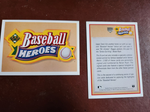 1990 upper deck baseball - upper,