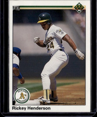 Rickey henderson 1990 upper - rickey,