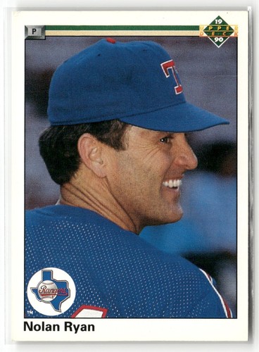 1990 upper deck nolan - deck, ryan