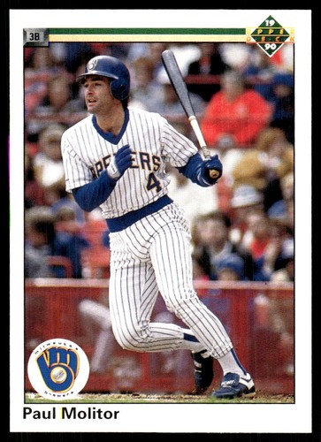 Paul molitor 1990 upper deck - paul,