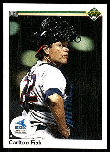 Carlton fisk 1990 upper deck - carlton,