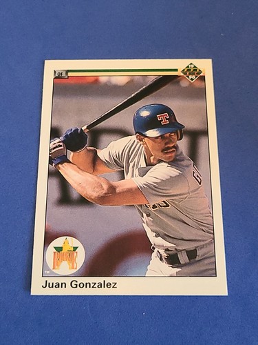 1990 juan gonzalez upper deck - gonzalez,